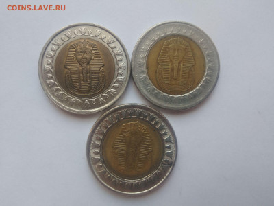 ФИКС Монеты Египта,Кабо верде,Марок до 17.09.2025 22-00 мск - Египет 1 фунт 2