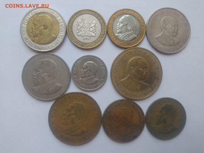 ФИКС Монеты Кении до 17.09.2025 22-00 мск - Набор монет Кении 2