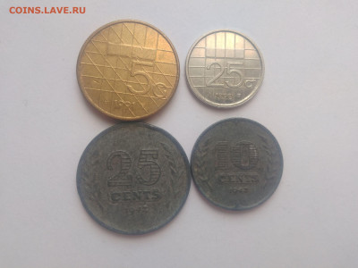 ФИКС Монеты Кипра и Нидерландов до 17.09.2025 22-00 мск - Нидерланды набор 1