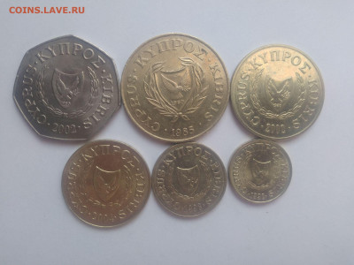 ФИКС Монеты Кипра и Нидерландов до 17.09.2025 22-00 мск - Кипр набор 2