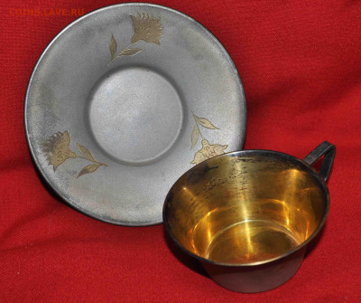 Три кофейных пары Серебро 875 Позолота до 17.09.25.19.00 МСК - DSC_0250.JPG