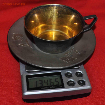 Три кофейных пары Серебро 875 Позолота до 17.09.25.19.00 МСК - DSC_0249.JPG