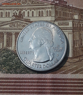 США 25 центов 2019 года (Р) ПАРКИ ЛОУЭЛЛ До 22.09 - 20250215_201110
