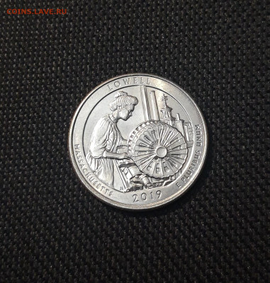 США 25 центов 2019 года (Р) ПАРКИ ЛОУЭЛЛ До 22.09 - 20250215_201003