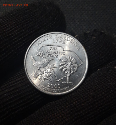4 доллара 2000 г. (P) 50 штатов - ЮЖНАЯ КАРОЛИНА До 22.09 - 20250215_202926