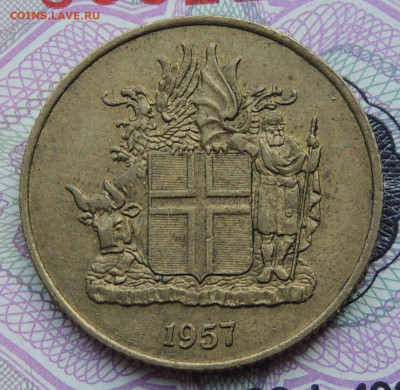 Исландия 1 крона 1957 до 21.09.2025 - Исландия 1 крона 1957 .JPG