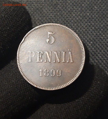 Николай II РУССКАЯ ФИНЛЯНДИЯ 5 пенни 1899 года До 23.09 - 20250717_214412