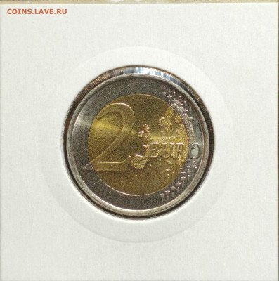 2 евро Испания 2016 г.,юбилейная,UNC,до 20.09.25г. 22:00мск - 1000003287_11zon