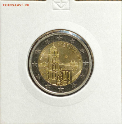 2 евро Литва 2017 г.,юбилейная,UNC,до 20.09.25г. 22:00мск - 1000003282_11zon