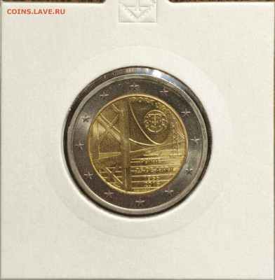 2 е. Португалия 2016 г.,юбилейная,UNC,до 20.09.25г. 22:00мск - 1000003302_11zon