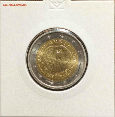 2 е. Португалия 2019 г.,юбилейная,UNC,до 20.09.25г. 22:00мск - 1000003304_11zon