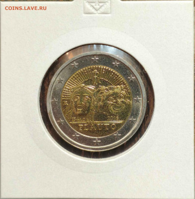 2 евро Италия 2016 г.,юбилейная,UNC,до 20.09.25г. 22:00мск - 1000003298_11zon