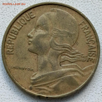 Франция 10 сентимов 1965 г. до 24.09 - 8027