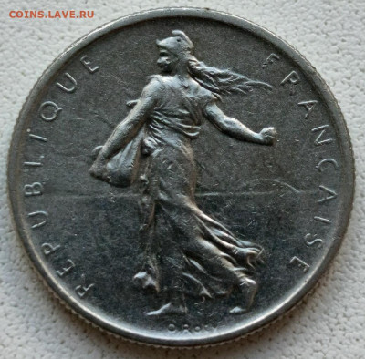 2 франка 1965 г. до 24.09 - 8015(1)