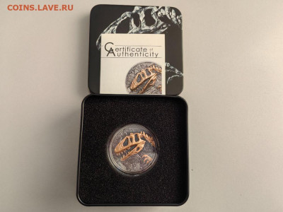 Монголия 500тугр 2019 Эволюция жизни. Синраптор Ag999, до 24 - Ю Эволюция 2019 Синраптор-1