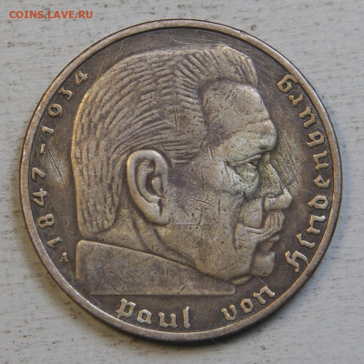 Германия 2 марки 1937 А с 200 до 23.09 в 22:10 - IMG_0493.JPG