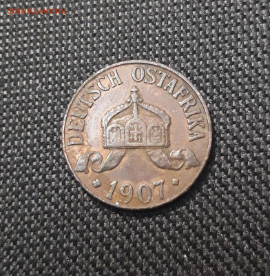 Германская Восточная Африка 1 геллер J 1907 До 24.09 - 20241229_172238