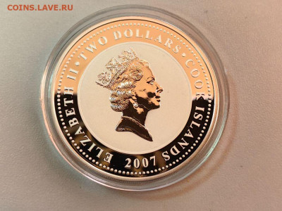 2 доллара 2007 О-ва Кука - Шерлок Холмс, Ag999, до 26.09 - Ю Холмс-2