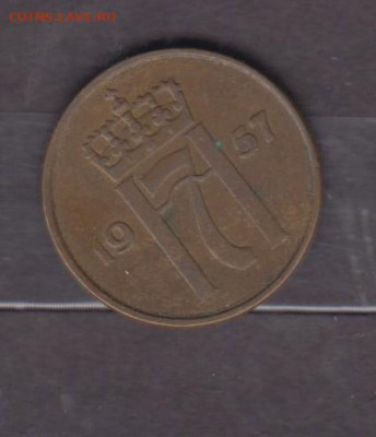 Норвегия 1957 5о до 25 09 - 186