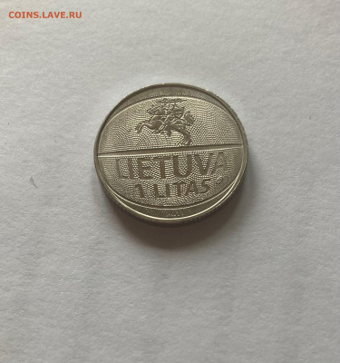 1 лит 2011г., Литва, Баскетбол, UNC, до 27.09.25г. - 1 лит-1