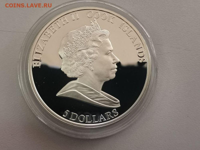 5дол 2011 О-ва Кука, Легенды Голливуда Э.Тэйлор,Ag925, до 28 - Ю Голливуд Тейлор-2