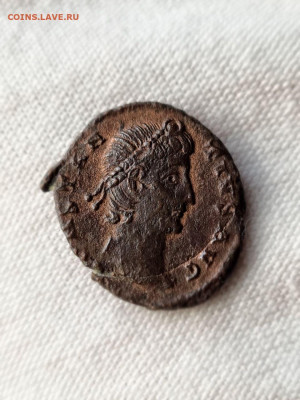 Римская Империя Нуммий 337-361 г. Констанций 2 Бронза до 24. - 5362088656002740726