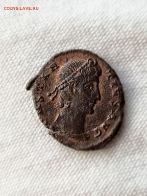 Римская Империя Нуммий 337-361 г. Констанций 2 Бронза до 24. - 5362088656002740729