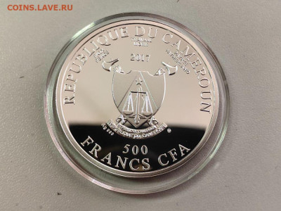 500фр 2017 Камерун Брейгель. Вавилонская башня, Ag999, до 29 - Ю Камерун Башня-3