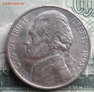 США 5 центов 1993 года до 29.09.2025 - IMG_20250922_151946