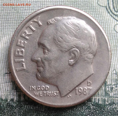 США 10 центов 1987 года до 29.09.2025 - IMG_20250922_144221