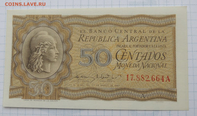 Аргентина 50 сентаво 1947 до 28.09.2025 - Аргентина 50 сентаво 47.JPG