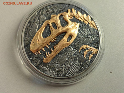 Монголия 500тугр 2019 Эволюция жизни. Синраптор Ag999, до 01 - Ю Эволюция 2019 Синраптор-2