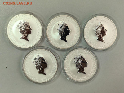 1дол 2005-2006 О-ва Кука, Пожарные машины Ag999 (5шт), до 01 - ЯЯ Пожарные машины - 2