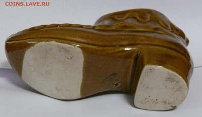 Пепельница "Сапожок" обливная керамика. - Пепельница Сапожок обливная керамика 3.JPG