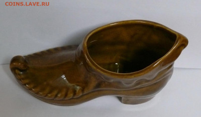 Пепельница "Сапожок" обливная керамика. - Пепельница Сапожок обливная керамика 2.JPG