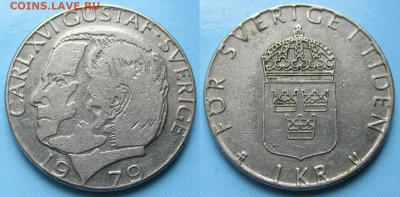 фикс Швеция 1 крона 1969-2004 (B4) - Швеция 1 крона 1979    235-ас124-11640