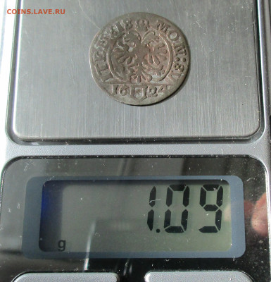 Монетка 1624 года с двуглавым орлом. Опознание. - 054.JPG