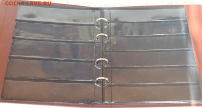 Альбом на кольцах с листами для марок - Почт. марки с лист.-5