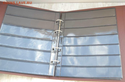 Альбом на кольцах с листами для марок - Почт. марки с лист.-3