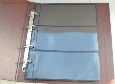 Альбом на кольцах с листами для марок - Почт. марки с лист.-2