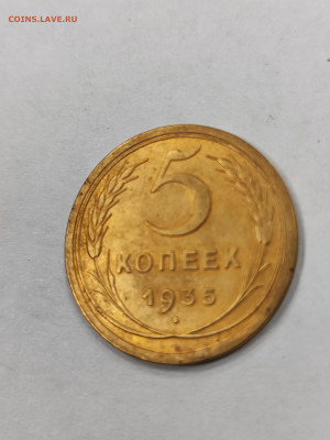 5 копеек 1935 старый тип отличный желток с 200 - IMG_20250926_175409