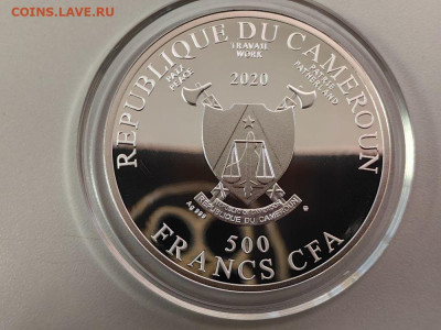 500фр 2020 Камерун Рафаэль. Встреча Марии и Елизаветы, Ag999 - Ю Посещение-3