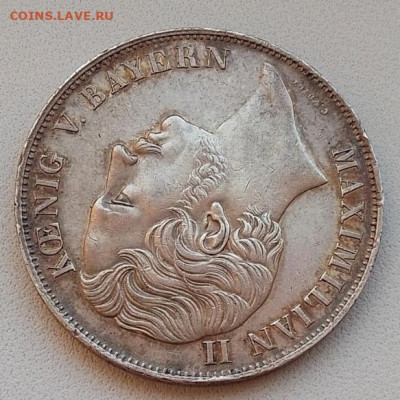 Бавария, 1 талер 1855 (колонна Мадонны) до 01.10.25 в 22.00 - IMG_20250914_084534