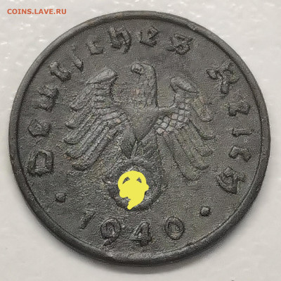 3-й рейх 1 пф. 1940 г А - IMG_20250921_081135_edit_1651415877107901