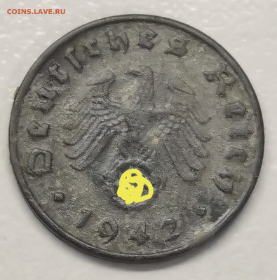 3-й рейх 1 пф. 1942 г.  D - IMG_20250921_081154_edit_1651381933943323