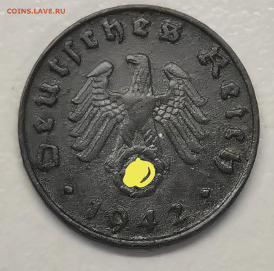 3-й рейх 1 пф. 1942 г. E - IMG_20250921_081317_edit_1651321009313124