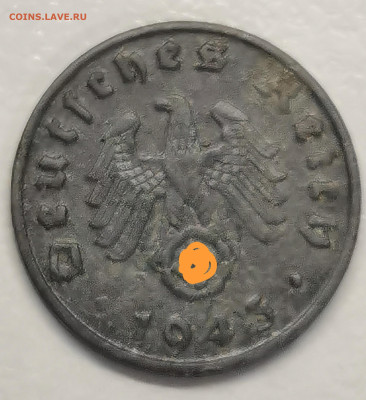 3-й рейх 1 пф. 1943 г. А - IMG_20250921_081431_edit_1651256711307404