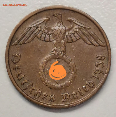 3-й рейх 2 пф. 1938 г. J - IMG_20250921_084601_edit_1650932778305891
