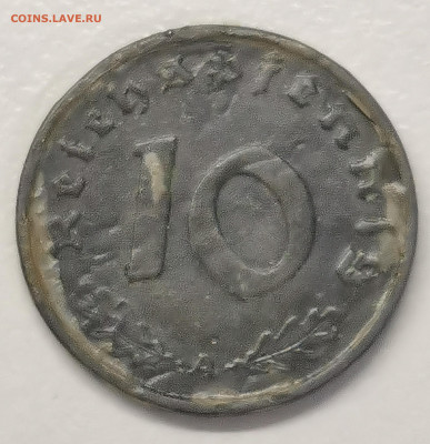 3-й рейх 10 пф. 1941 г. A - IMG_20250921_084725_edit_1650872816671005