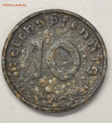 3-й рейх 10 пф. 1940 г. A - IMG_20250921_084828_edit_1650824841573095